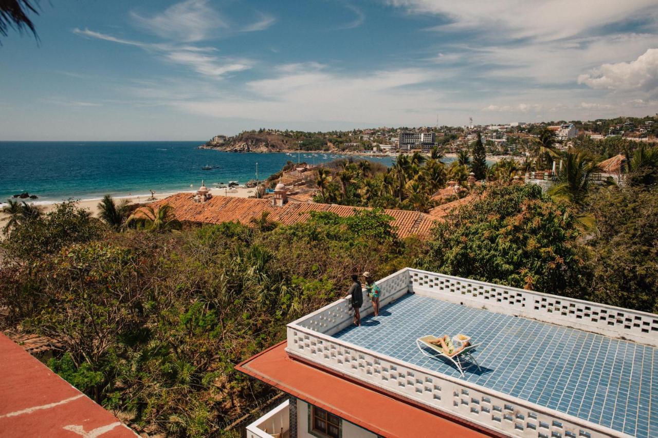 Tabachin Del Puerto Hostel Brisas de Zicatela Εξωτερικό φωτογραφία
